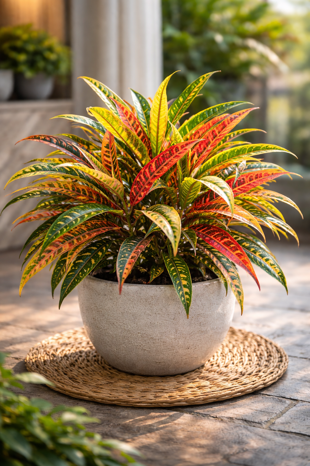 Thin Leaves Croton Plant