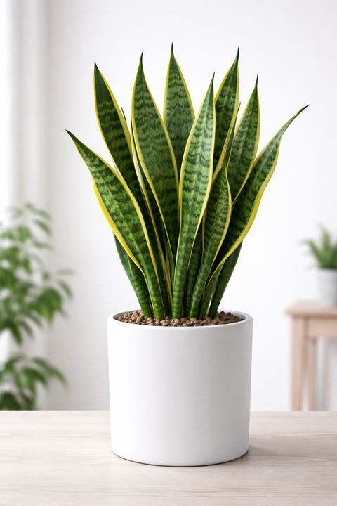 Baby Variegated Snake Plant