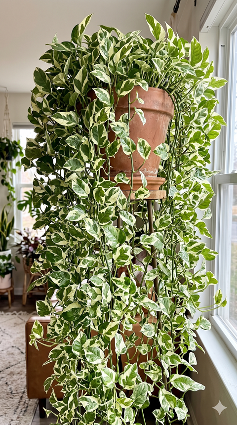 N’Joy Money Plant (Epipremnum aureum ‘N’Joy’)