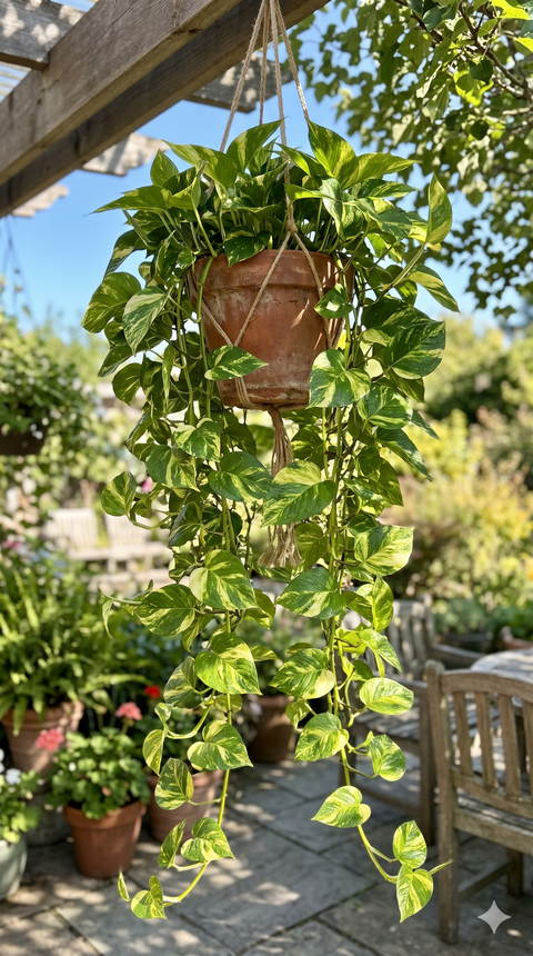 Golden Money Plant (Epipremnum aureum)