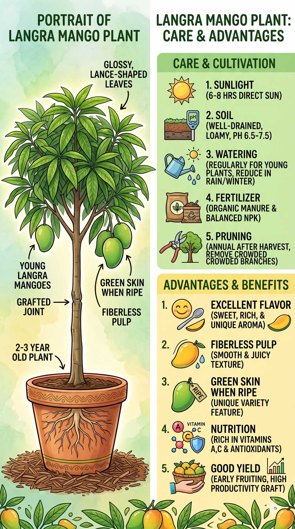 LANGRA MANGO PLANT