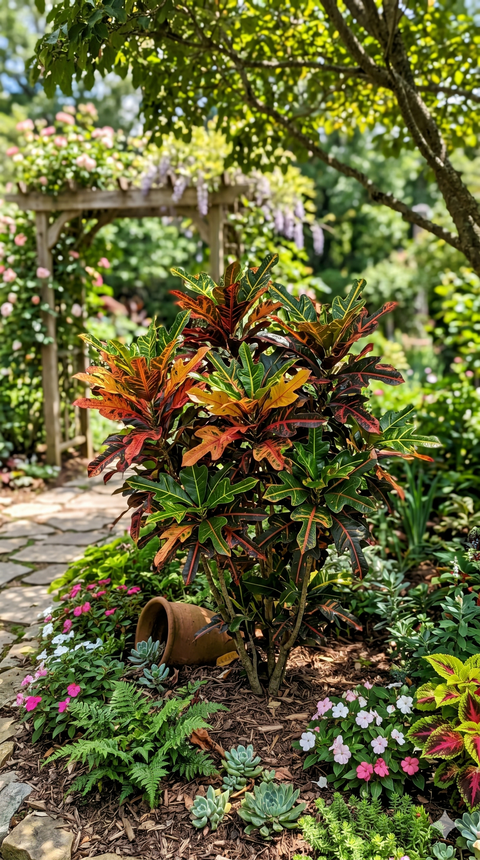 Oakleaf Croton Plant