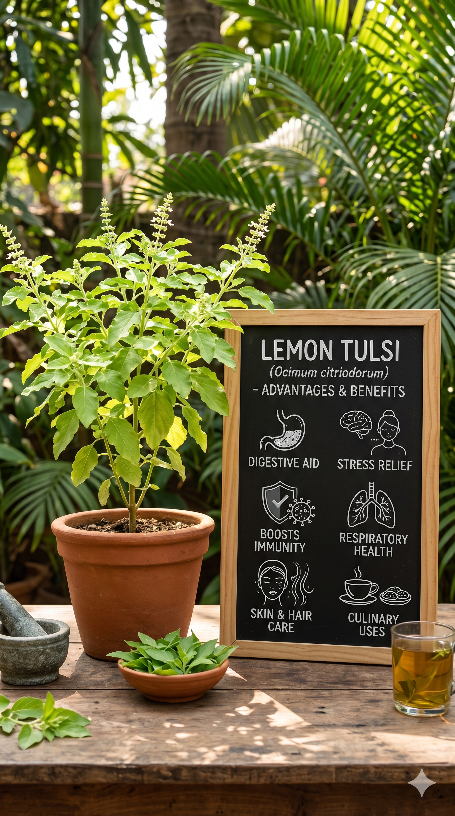 Lemon Tulasi Plant