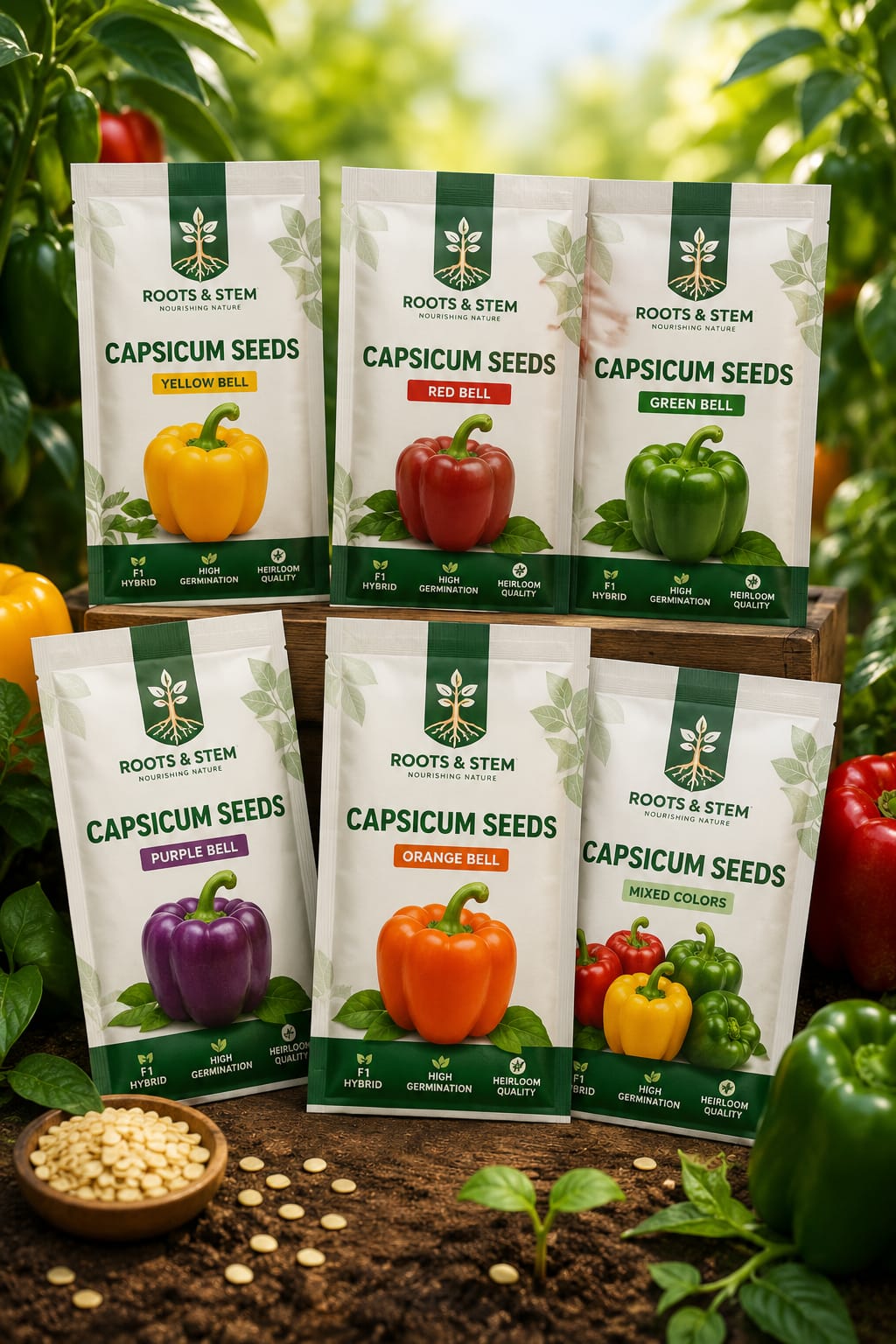 Hybrid Capsicum Seeds