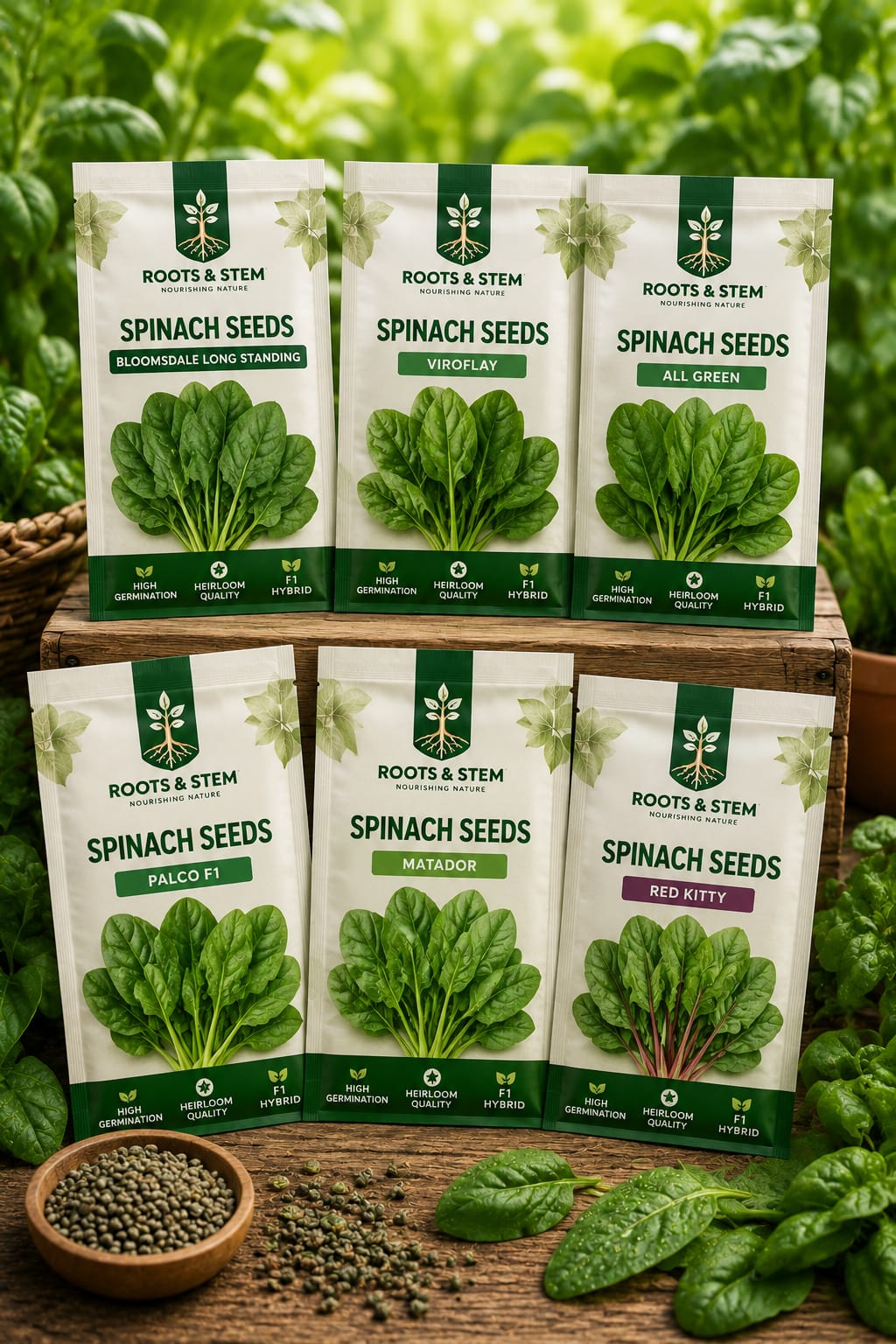 Hybrid spinach seeds