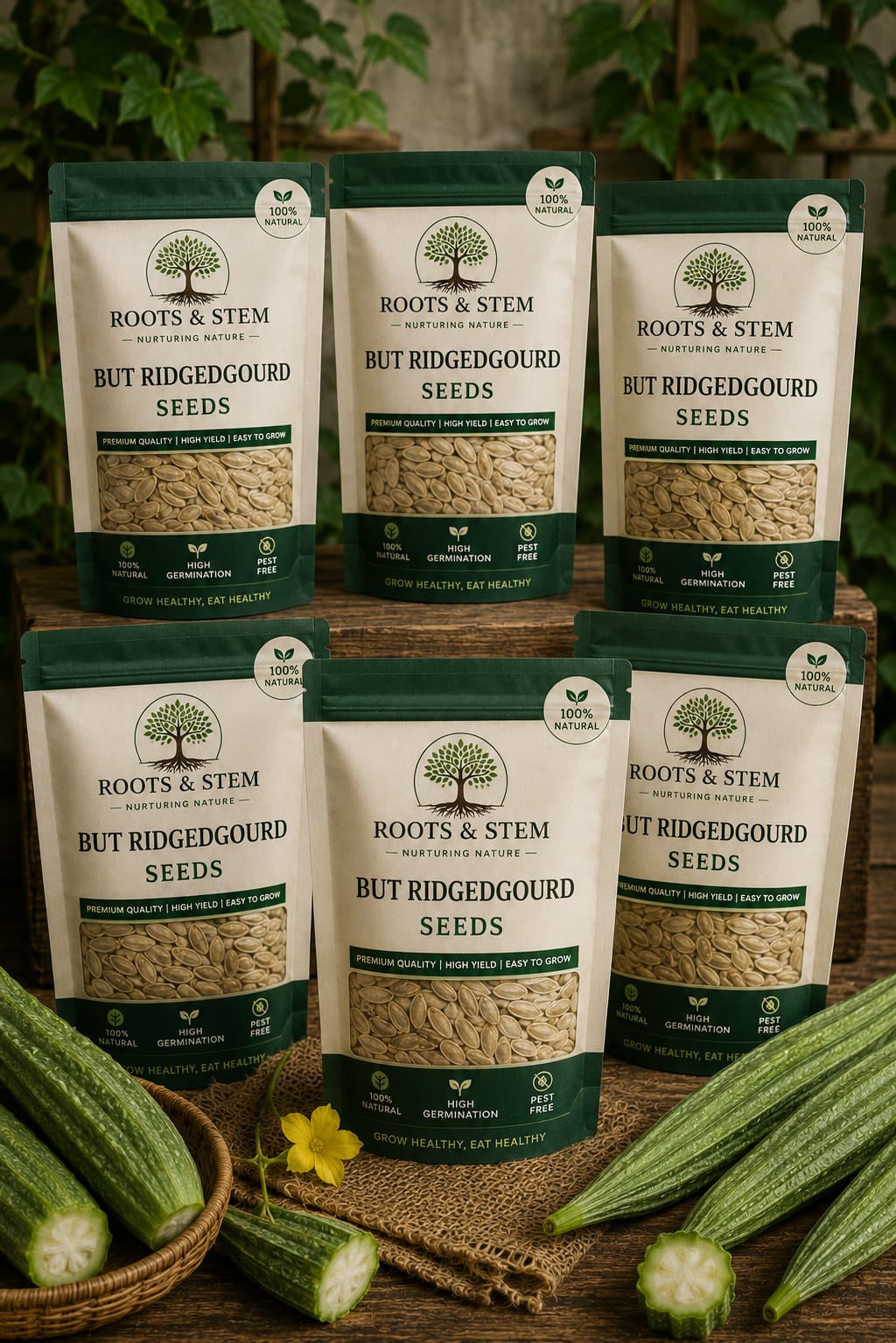 Hybrid Ridged Gourd Seeds