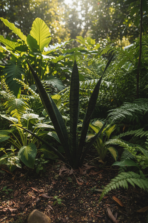 BLACK SNAKE PLANT