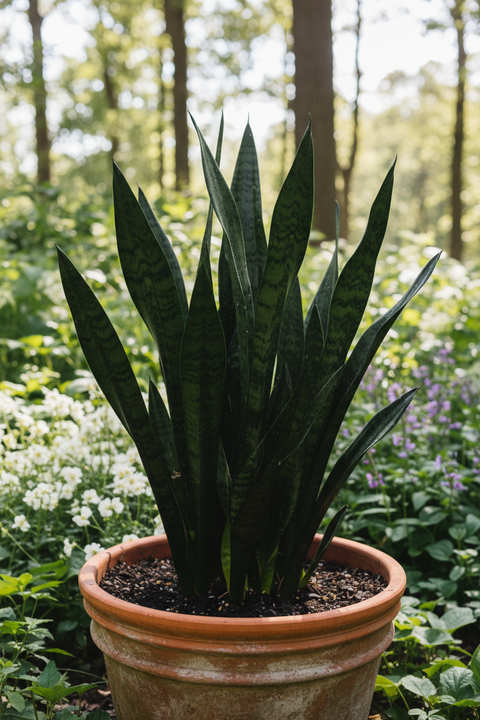 BLACK SNAKE PLANT