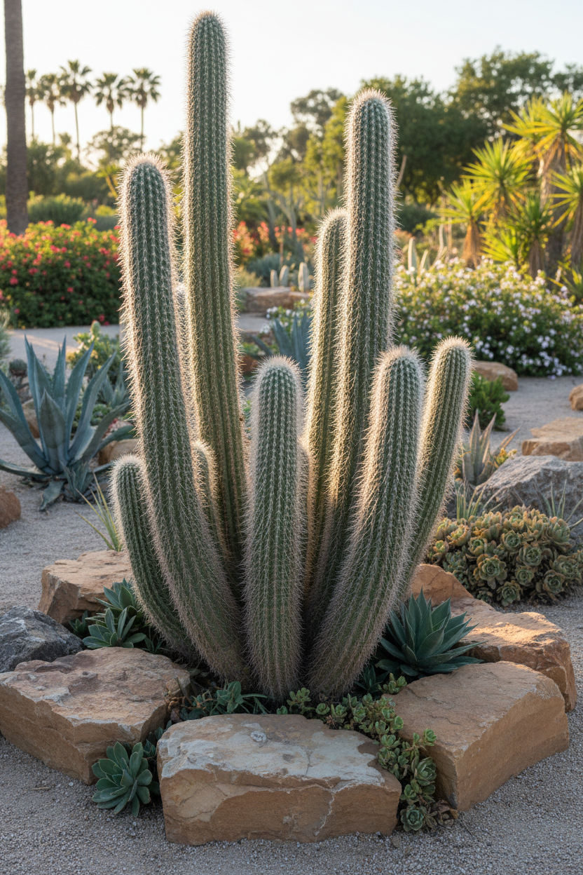 CLEISTOCACTUS STRAUSII (SILVER TORCH CACTUS)