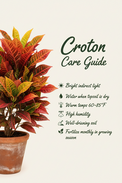 RED CROTON PLANT