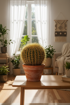 Golden Barrel Cactus (Echinocactus grusonii)