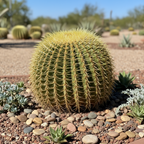 Golden Barrel Cactus (Echinocactus grusonii)