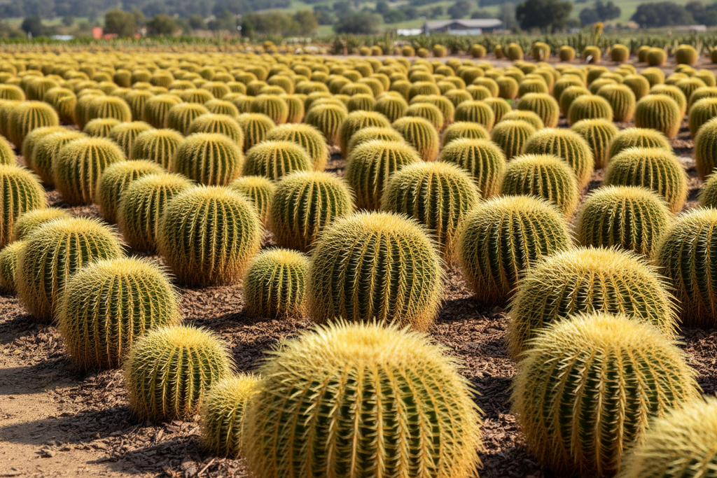 Golden Barrel Cactus (Echinocactus grusonii)