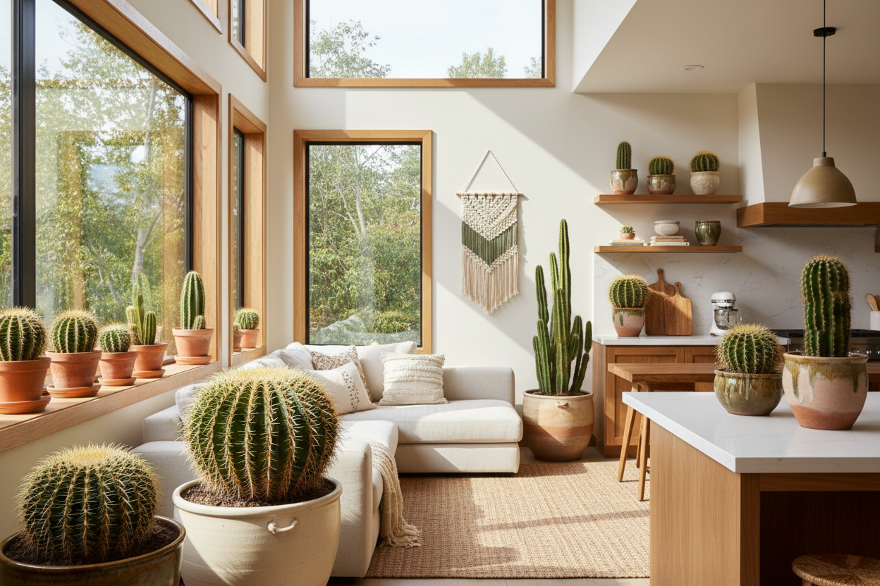 Golden Barrel Cactus (Echinocactus grusonii)