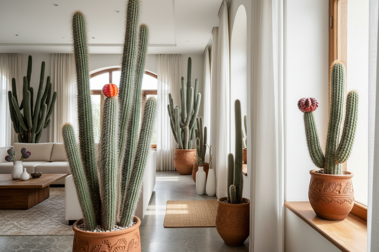 CLEISTOCACTUS STRAUSII (SILVER TORCH CACTUS)