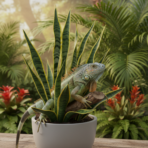 Iguana / Snake Plant