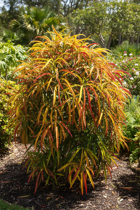 Thin Leaves Croton Plant