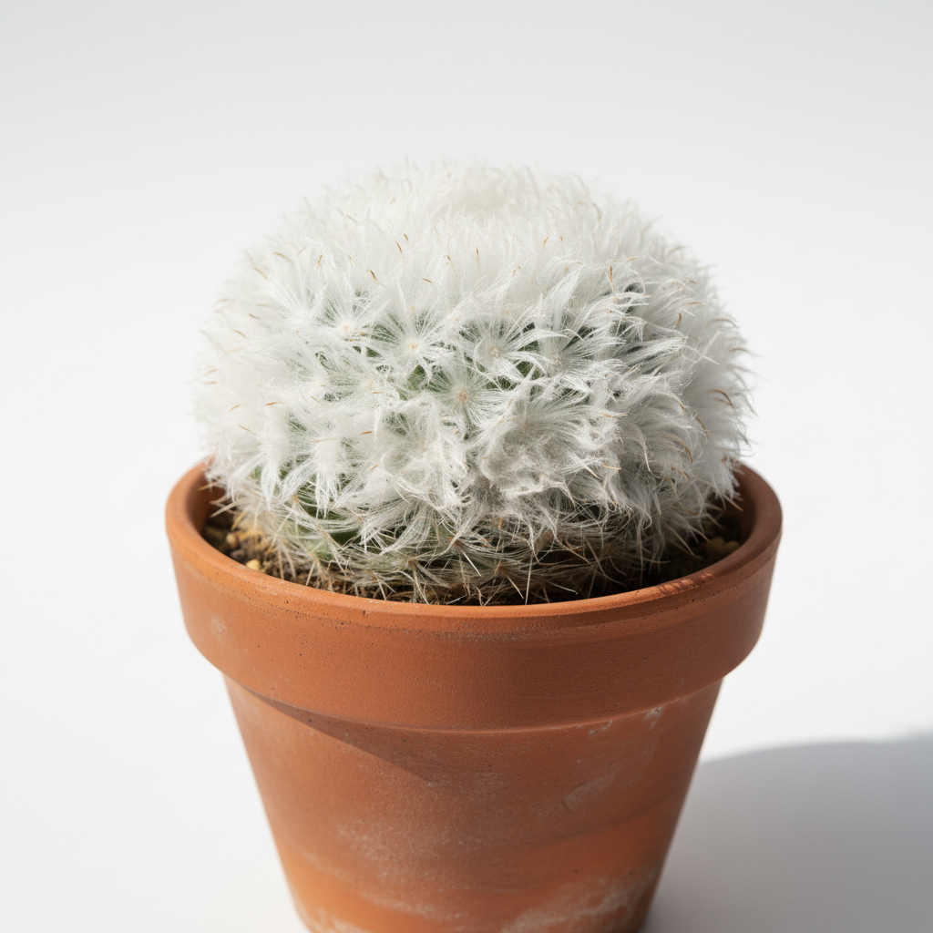 MAMMILLARIA PLUMOSA (FEATHER CACTUS)