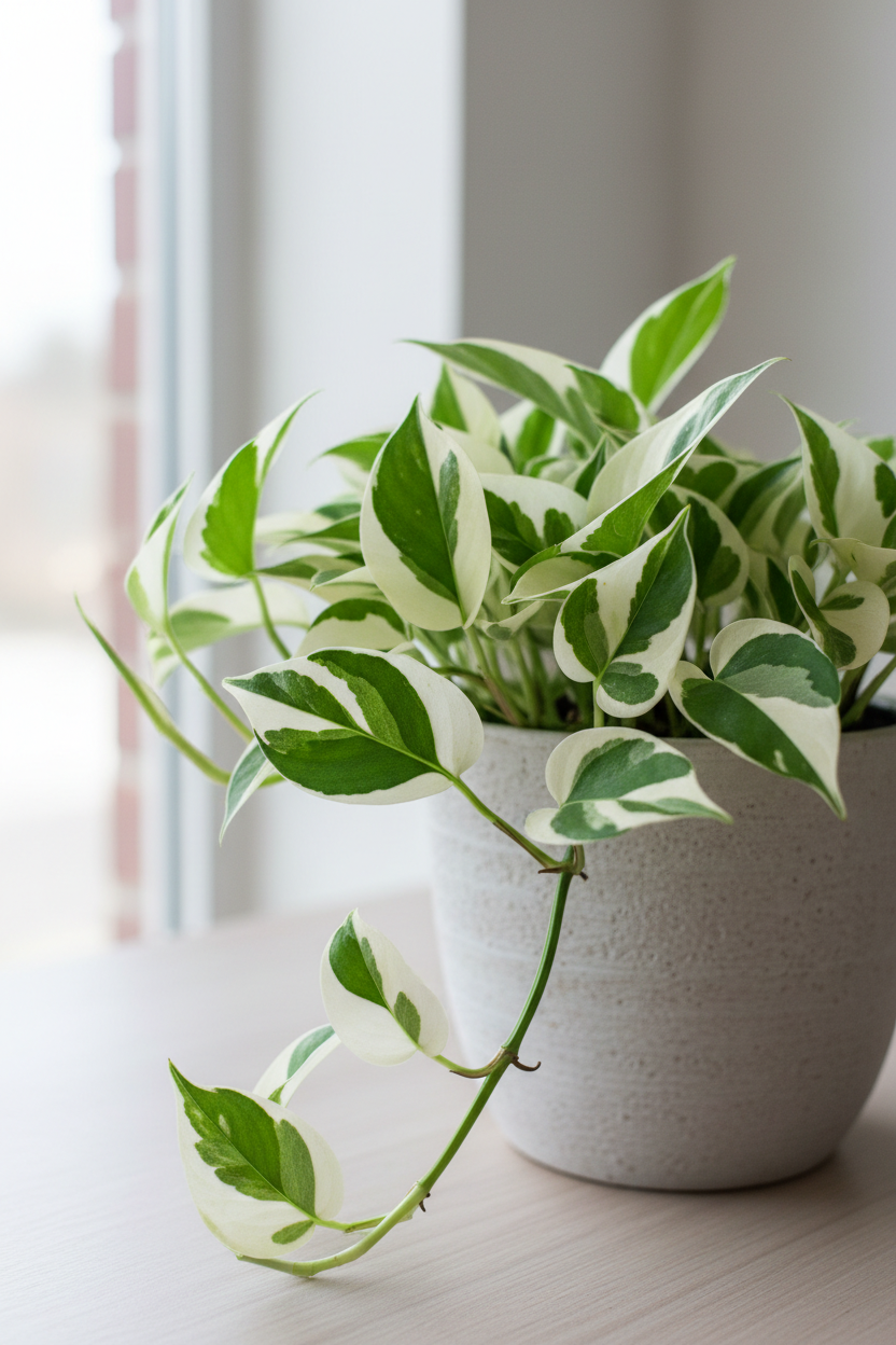 N’Joy Money Plant (Epipremnum aureum ‘N’Joy’)