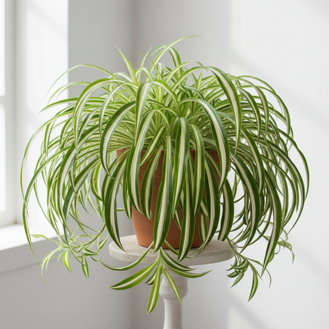 REVESE SPIDER PLANT