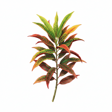 Thin Leaves Croton Plant