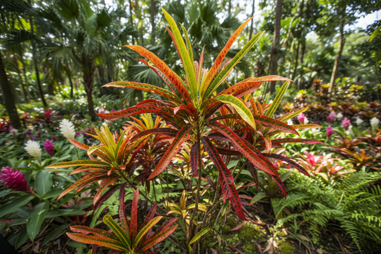 Thin Leaves Croton Plant