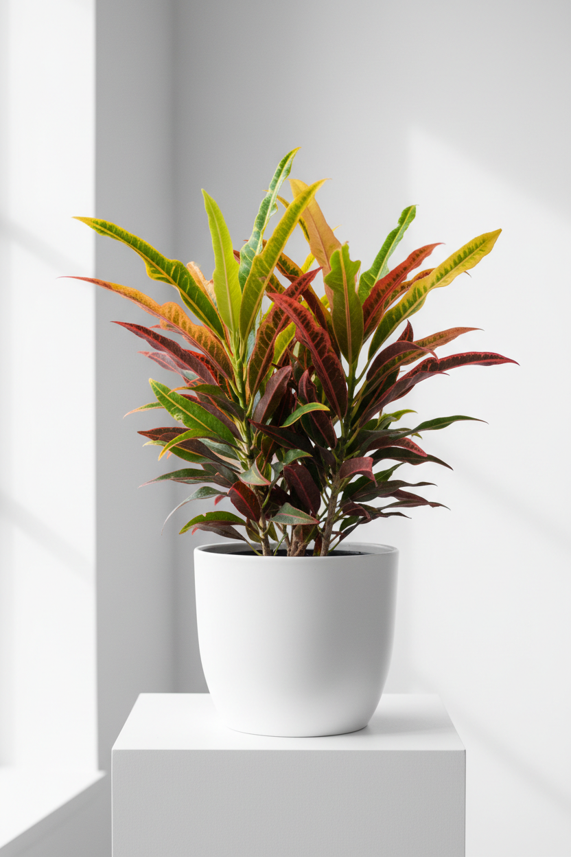 Thin Leaves Croton Plant