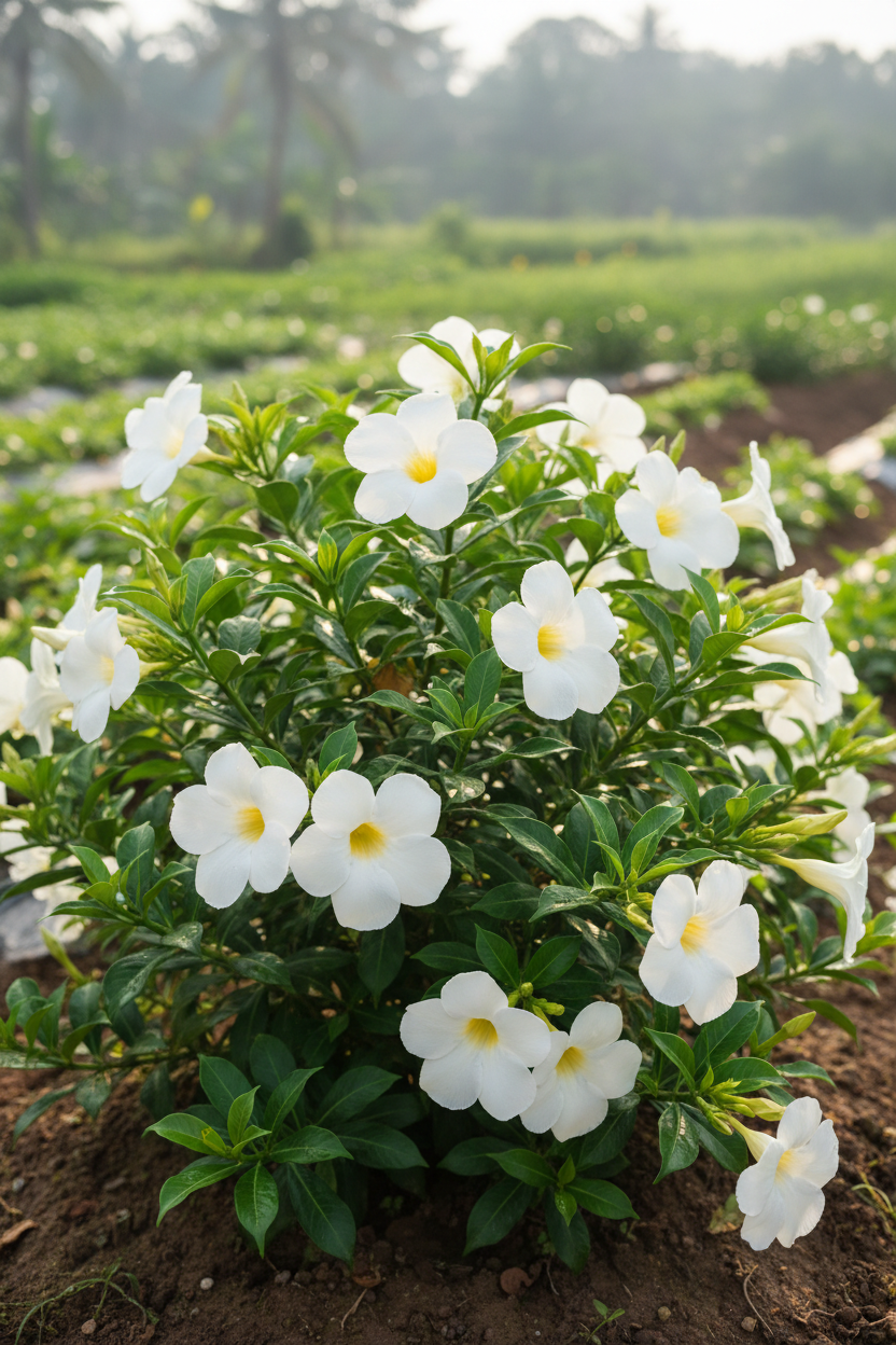 White Allamanda