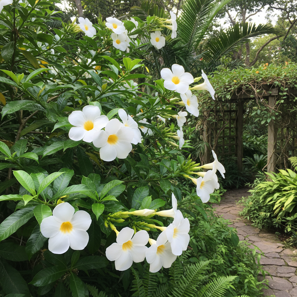 White Allamanda